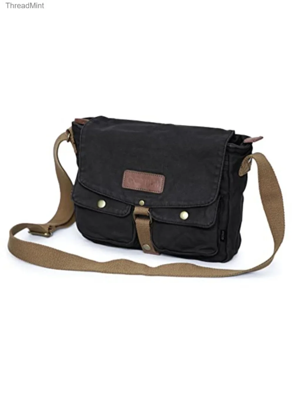 Vintage Canvas Messenger Bag Crossbody Shoulder Military Satchel